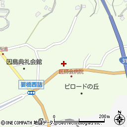 広島県尾道市因島中庄町2419周辺の地図