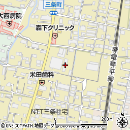 香川県高松市三条町242周辺の地図