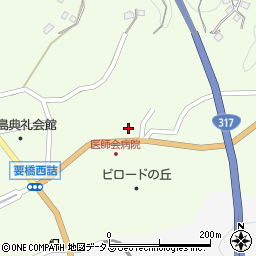 広島県尾道市因島中庄町2417周辺の地図