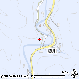 奈良県吉野郡黒滝村脇川52周辺の地図