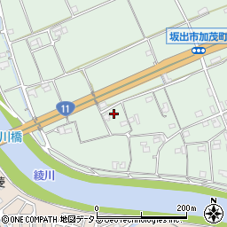 香川県坂出市加茂町甲293周辺の地図