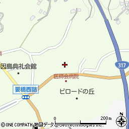 広島県尾道市因島中庄町2414-3周辺の地図