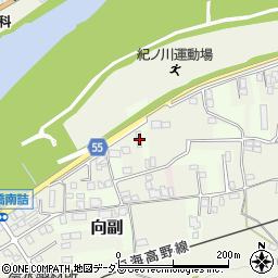 和歌山県橋本市向副101周辺の地図