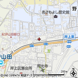 和歌山県橋本市岸上402周辺の地図