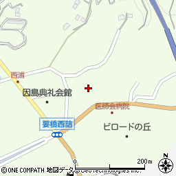 広島県尾道市因島中庄町2420-2周辺の地図