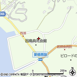 広島県尾道市因島中庄町2043周辺の地図