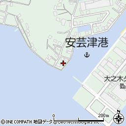 広島県東広島市安芸津町木谷91周辺の地図