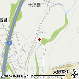 広島県廿日市市大野十郎原周辺の地図