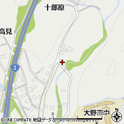 広島県廿日市市大野（十郎原）周辺の地図