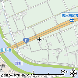 香川県坂出市加茂町甲283周辺の地図