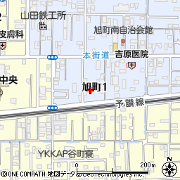 香川県坂出市旭町1丁目1-50周辺の地図