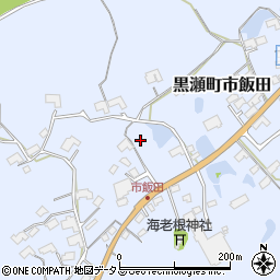 広島県東広島市黒瀬町市飯田906-1周辺の地図