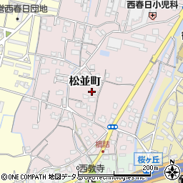 香川県高松市松並町712周辺の地図