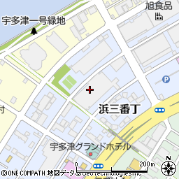 香川県綾歌郡宇多津町浜三番丁周辺の地図