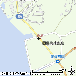 広島県尾道市因島中庄町2082周辺の地図