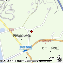 広島県尾道市因島中庄町2407周辺の地図