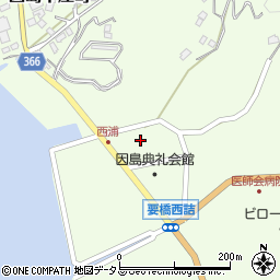 広島県尾道市因島中庄町2051周辺の地図