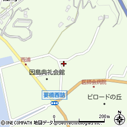 広島県尾道市因島中庄町2406周辺の地図