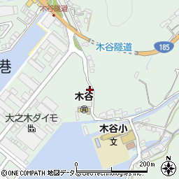 広島県東広島市安芸津町木谷1217周辺の地図