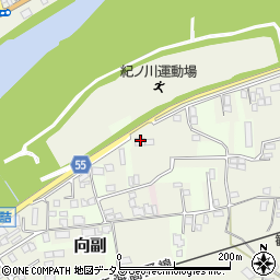 和歌山県橋本市向副111周辺の地図