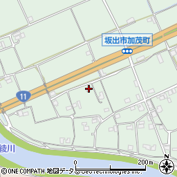 香川県坂出市加茂町甲299周辺の地図
