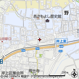 和歌山県橋本市岸上442周辺の地図