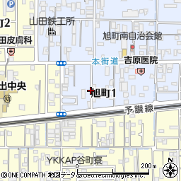 香川県坂出市旭町1丁目1周辺の地図