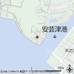 広島県東広島市安芸津町木谷91-11周辺の地図