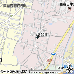 香川県高松市松並町722-1周辺の地図