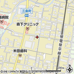 香川県高松市三条町250周辺の地図