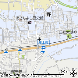 和歌山県橋本市岸上451-8周辺の地図