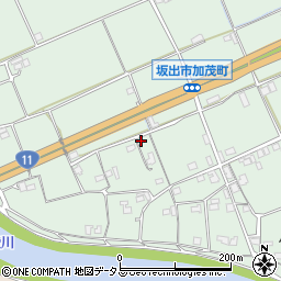 香川県坂出市加茂町甲275周辺の地図