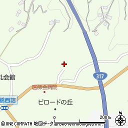 広島県尾道市因島中庄町2416-1周辺の地図