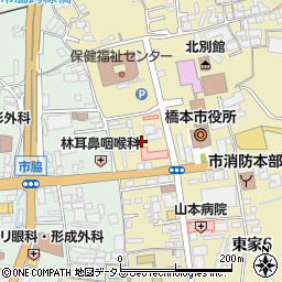 和歌山県橋本市東家1丁目2周辺の地図