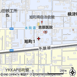 香川県坂出市旭町1丁目2-2周辺の地図