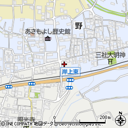 和歌山県橋本市岸上450周辺の地図