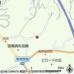 広島県尾道市因島中庄町2409周辺の地図