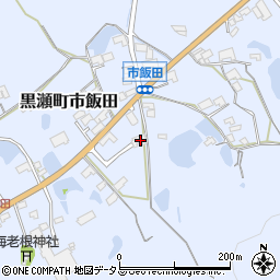 広島県東広島市黒瀬町市飯田1075周辺の地図
