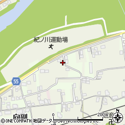 和歌山県橋本市向副119周辺の地図