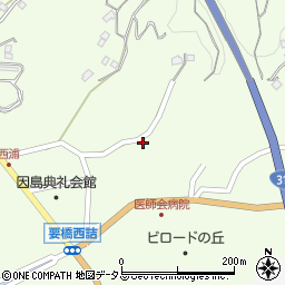 広島県尾道市因島中庄町2409-1周辺の地図