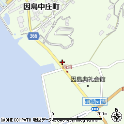 広島県尾道市因島中庄町2315周辺の地図