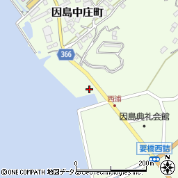 広島県尾道市因島中庄町2096周辺の地図