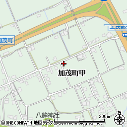 香川県坂出市加茂町甲556-4周辺の地図