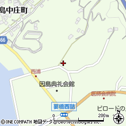 広島県尾道市因島中庄町2405周辺の地図