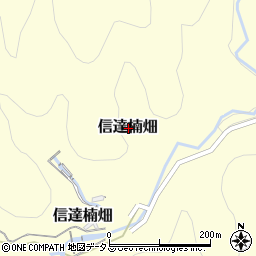 大阪府泉南市信達楠畑周辺の地図