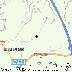 広島県尾道市因島中庄町2390周辺の地図