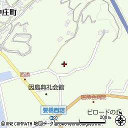 広島県尾道市因島中庄町2401周辺の地図