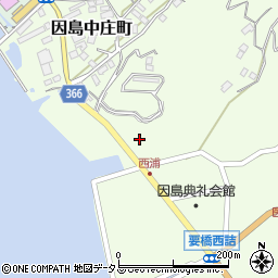 広島県尾道市因島中庄町2312周辺の地図