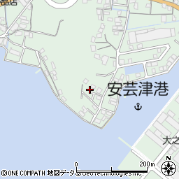 広島県東広島市安芸津町木谷322周辺の地図