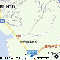 広島県尾道市因島中庄町2325周辺の地図